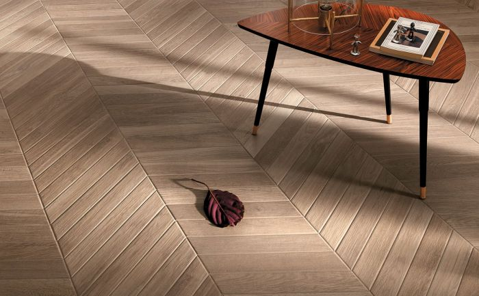 Jabo Fapnest keramisch parket oak chevron 7.5x45