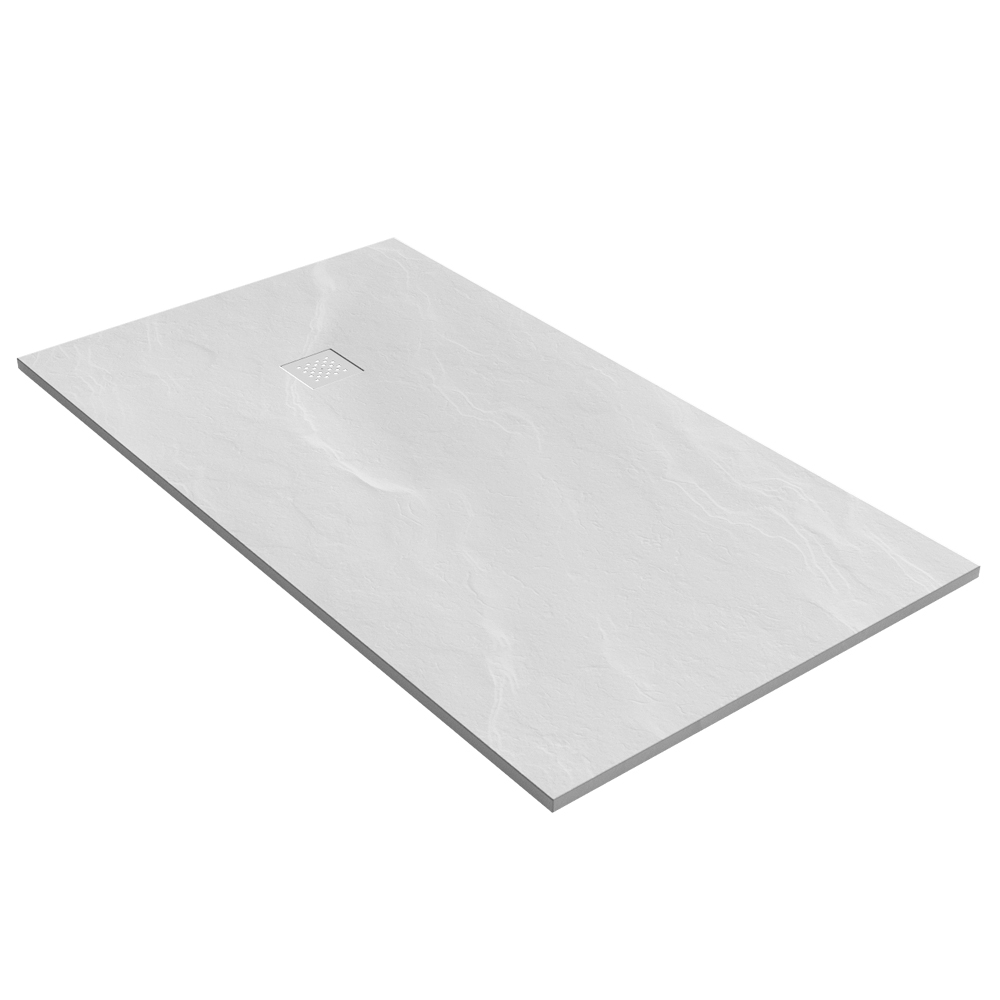 Sanituba Crag douchebak 100x180x3cm mat wit