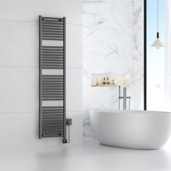 Calor Elara elektrische radiator met smart wifi 45x181.7cm gunmetal 1000W